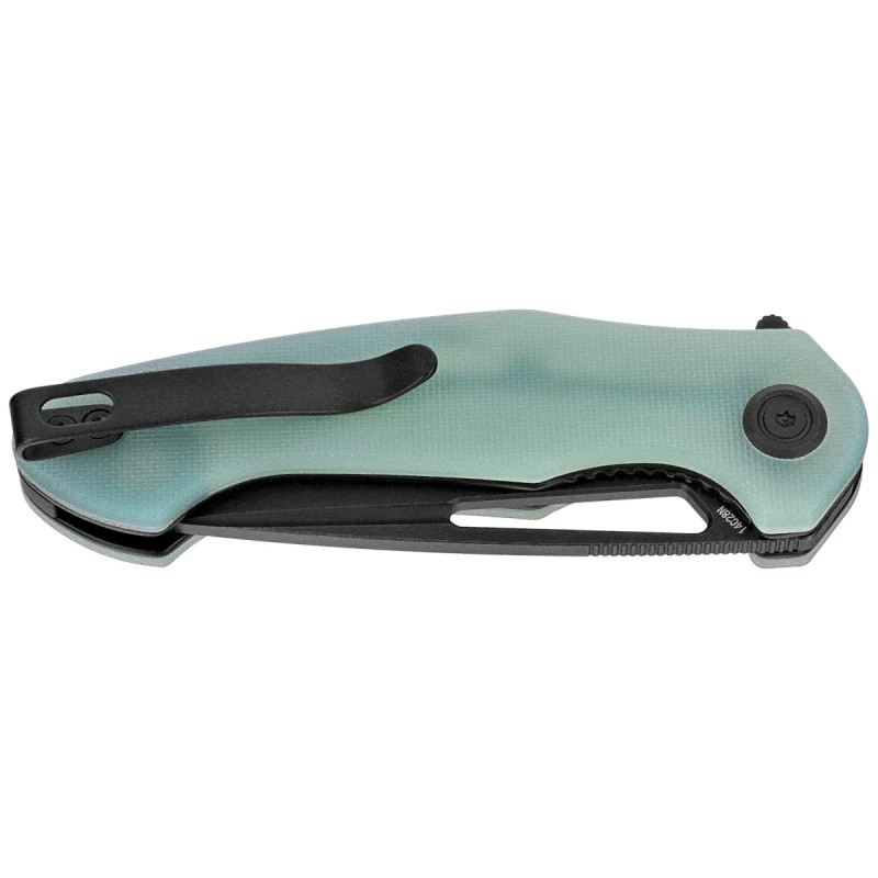 Nóż składany Kubey Dugu Jade G10, Blackwashed 14C28N (KU210K)