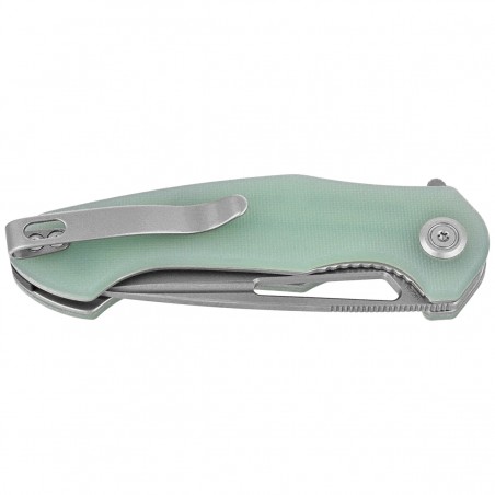 Nóż składany Kubey Dugu Jade G10, Beadblasted 14C28N (KU210I)