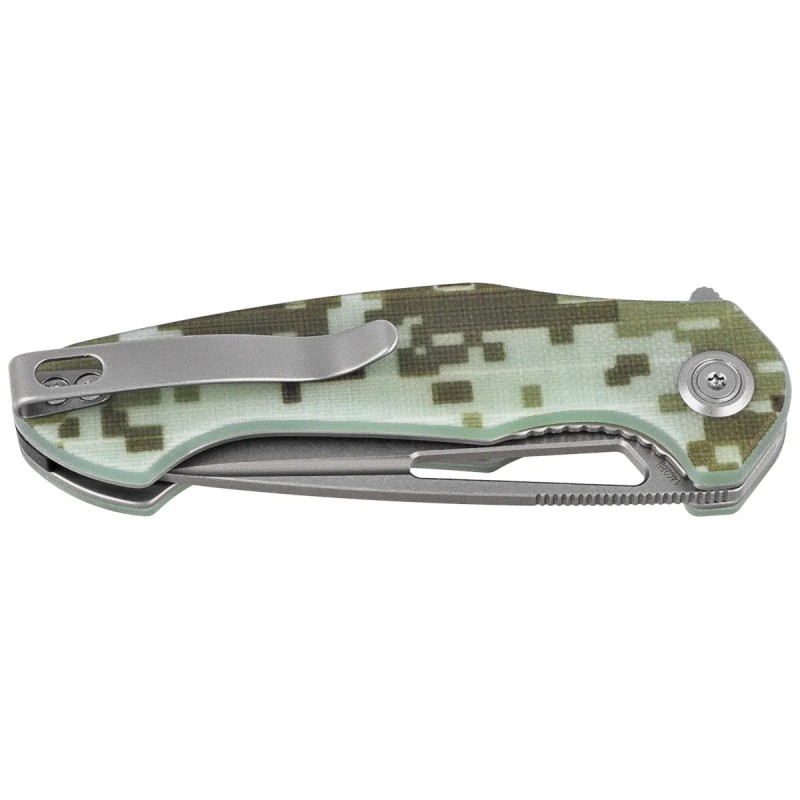 Nóż składany Kubey Dugu Camo G10, Beadblasted 14C28N (KU210H)