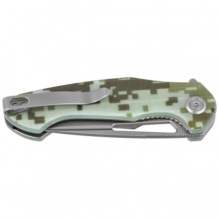 Nóż składany Kubey Dugu Camo G10, Beadblasted 14C28N (KU210H)