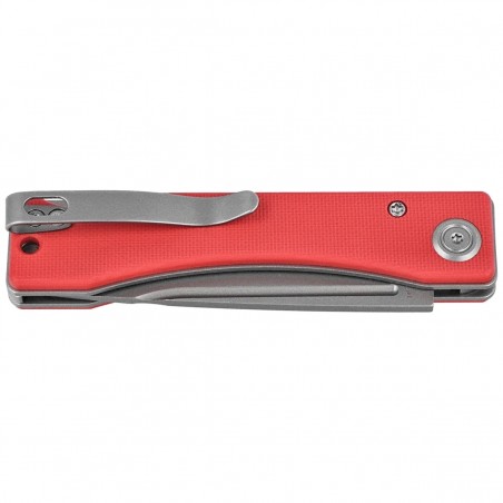 Nóż składany Kubey Akino Red G10, Beadblasted 14C28N by Tiguass (KU2102F)