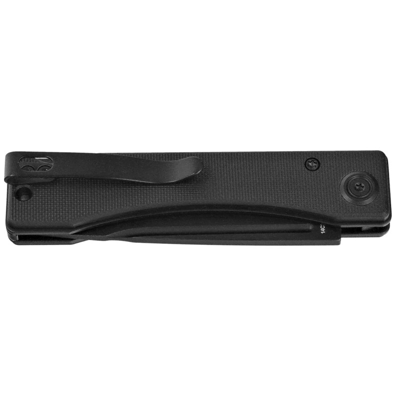 Nóż składany Kubey Akino Black G10, Blackwashed 14C28N by Tiguass (KU2102D)