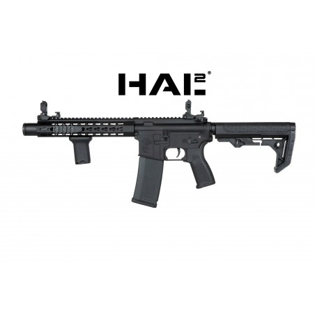 Replika karabinka SA-E07 EDGE™ Light Ops Stock HAL2 ™ Czarna