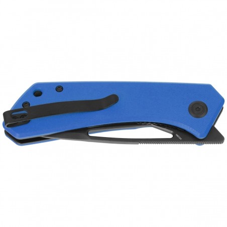 Nóż składany Kubey Thalia Blue G10, Blackwashed 14C28N (KU331P)