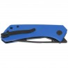Nóż składany Kubey Thalia Blue G10, Blackwashed 14C28N (KU331P)