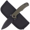 Nóż składany Civivi Mini Praxis Green G10, Black Stonewashed D2 (C18026C-1)