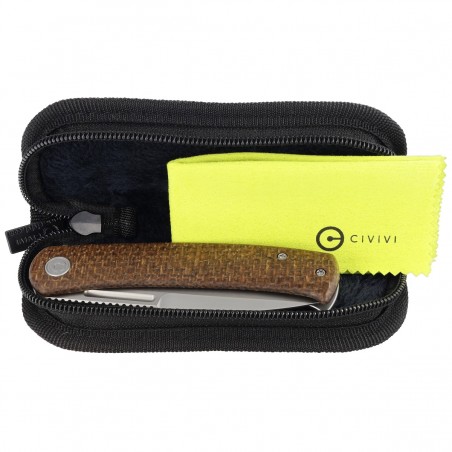 Nóż składany Civivi Cetos Brown Micarta / Steel, Silver Bead Blasted 14C28N (C21025B-1) Nóż składany Civivi Cetos Brown Micarta / Steel, Silver Bead Blasted 14C28N (C21025B-1)