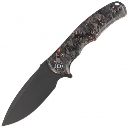 Nóż składany Civivi Praxis Shredded Carbon Fiber / Copper Shred, Black Stonewashed 9Cr18MoV (C803I) Nóż składany Civivi Praxis Shredded Carbon Fiber / Copper Shred, Black Stonewashed 9Cr18MoV (C803I)