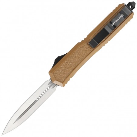 Nóż automatyczny Dulotec OTF Tactical Brown Aluminum, Satin 3Cr13MoV (K188A-BR) Nóż automatyczny Dulotec OTF Tactical Brown Aluminum, Satin 3Cr13MoV (K188A-BR)