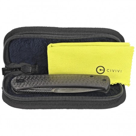 Nóż składany Civivi Caetus Twill Carbon Fiber, Black Hand Rubbed Damascus (C21025C-DS1) Nóż składany Civivi Caetus Twill Carbon Fiber, Black Hand Rubbed Damascus (C21025C-DS1)