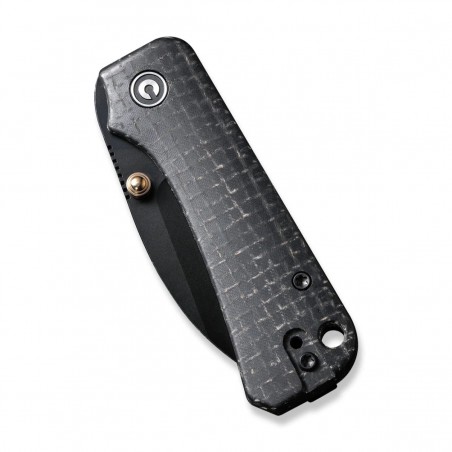 Nóż składany Civivi Baby Banter Wharncliffe Black Burlap Micarta, Black Nitro-V by Ben Petersen (C19068SC-1) Nóż składany Civivi Baby Banter Wharncliffe Black Burlap Micarta, Black Nitro-V by Ben Petersen (C19068SC-1)