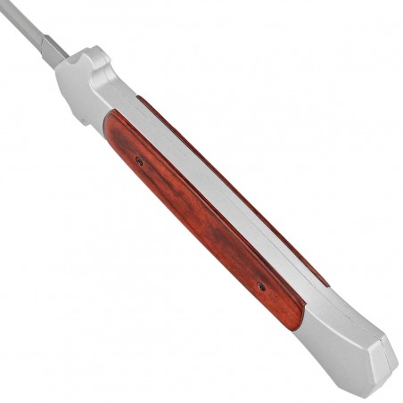 Nóż automatyczny Dulotec OTF Italian Stiletto Wood / Aluminium, Satin 3Cr13MoV (K186A-W) Nóż automatyczny Dulotec OTF Italian Stiletto Wood / Aluminium, Satin 3Cr13MoV (K186A-W)