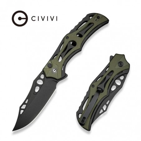 Nóż składany Civivi Biophase Black Aluminium/OD Green G10, Black Stonewashed Nitro-V (C23083C-2) Nóż składany Civivi Biophase Black Aluminium/OD Green G10, Black Stonewashed Nitro-V (C23083C-2)