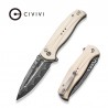 Nóż składany Civivi Incindie Ivory G10, Damascus (C23053-DS1)