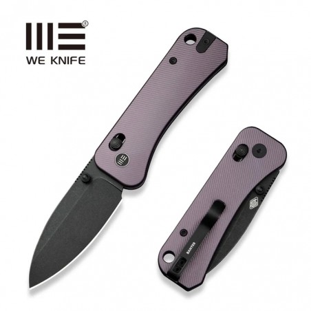 Nóż składany WE Knife Banter 2 Purple Aluminium, Black Stonewashed S35VN by Ben Petersen (WE23075-2) Nóż składany WE Knife Banter 2 Purple Aluminium, Black Stonewashed S35VN by Ben Petersen (WE23075-2)