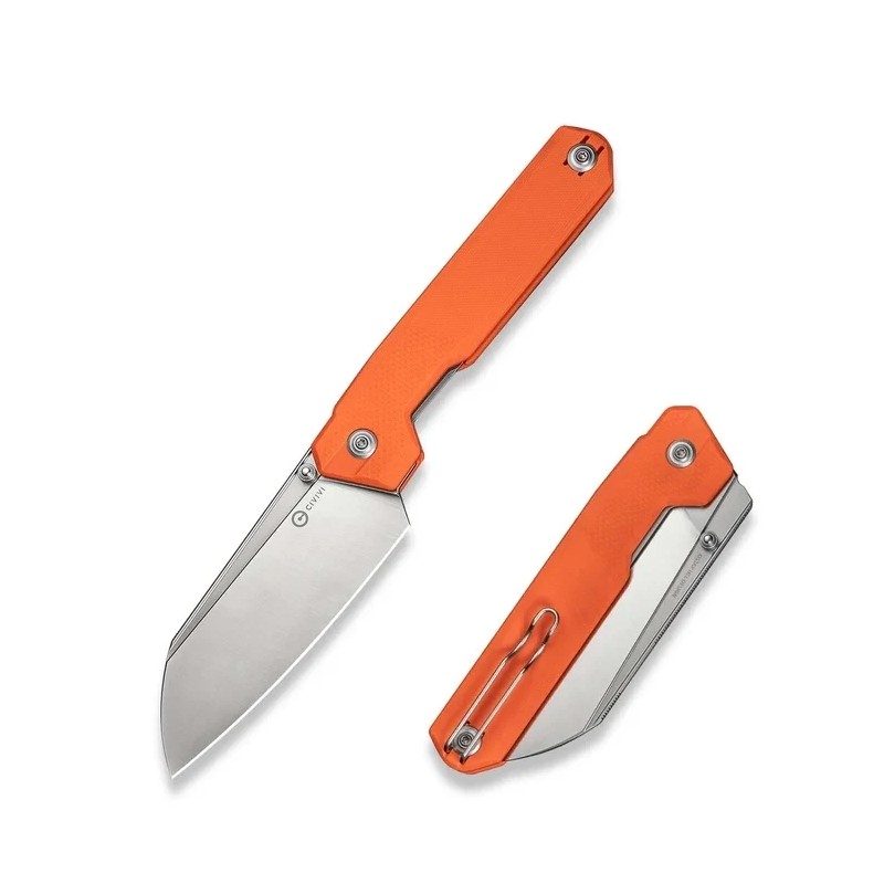 Nóż składany Civivi Hid Orange G10, Satin 14C28N by Ostap Hel (C23008-4)