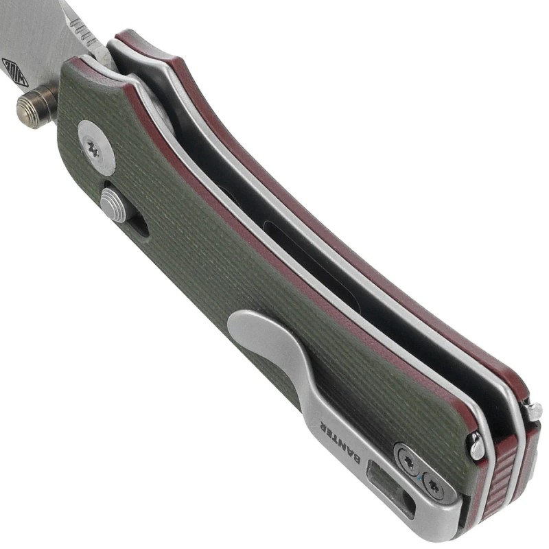 Nóż składany Civivi Baby Banter 2 TG Green G10, Satin 14C28N by Ben Petersen (C24074-1)