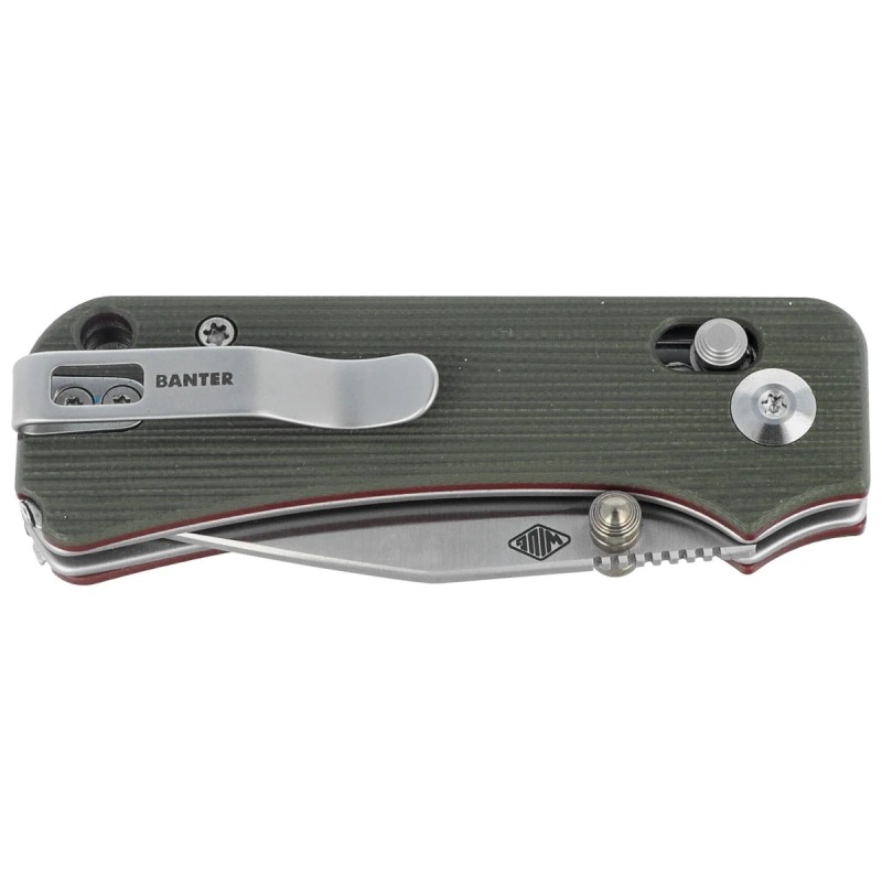 Nóż składany Civivi Baby Banter 2 TG Green G10, Satin 14C28N by Ben Petersen (C24074-1)