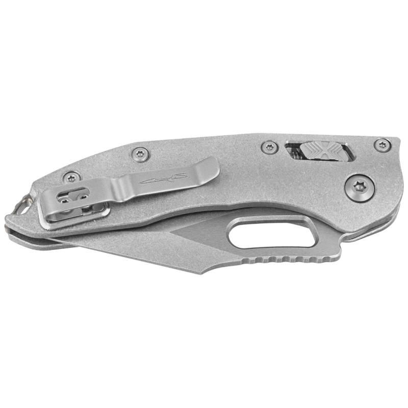 Nóż składany Microtech Stitch Ram-Lok S/E Titanium, Stonewashed M390MK by Borka Blades and Tony Marfione (169RL-10MS1)