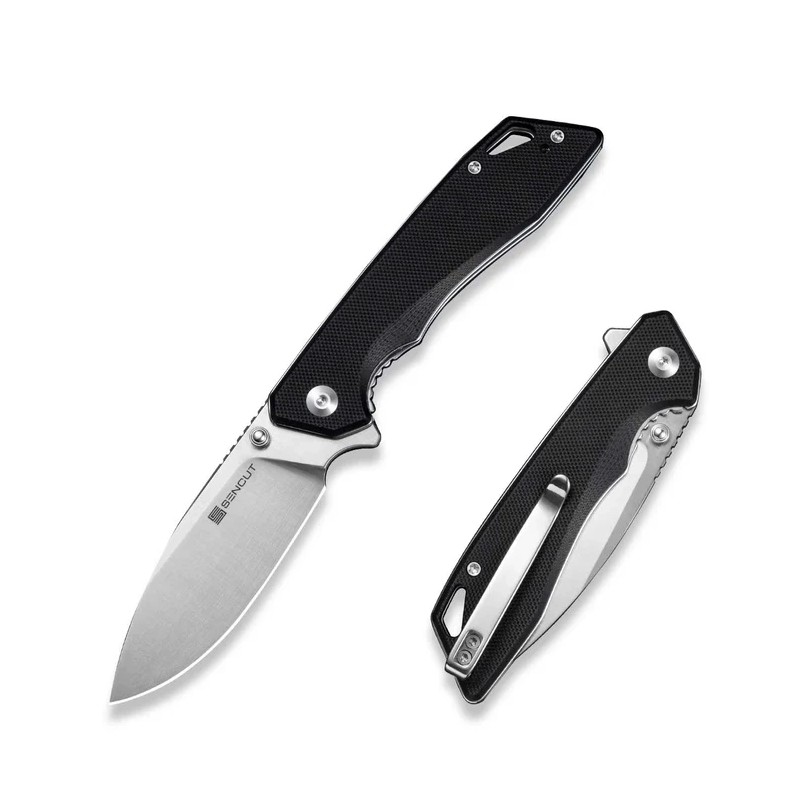 Nóż składany Sencut Stratex Black G10, Satin 9Cr18MoV (S25055-1)