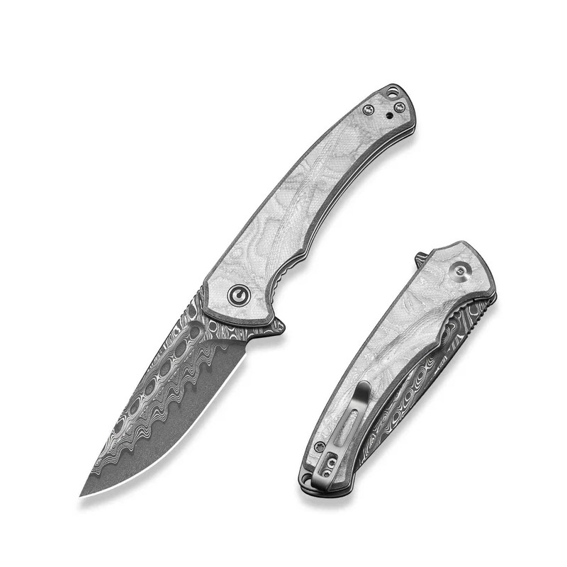 Nóż składany Civivi Voidflare G10 w/ Aluminium Foil, Damascus (C24040-DS1)