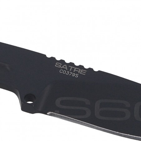 Nóż Extrema Ratio Satre S600 Black, Exp Dark S600 by Daniele Dal Canto (04.1000.0222/BLK/S6)