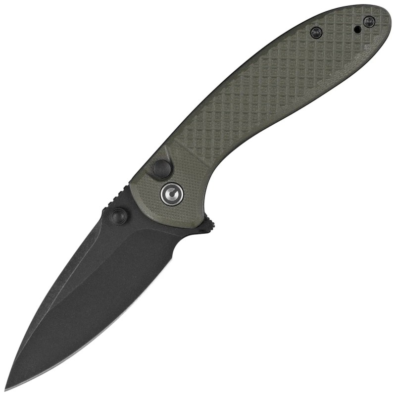 Nóż składany Civivi Faeger OD Green G10, Black Stonewashed 14C28N (C24031-2)