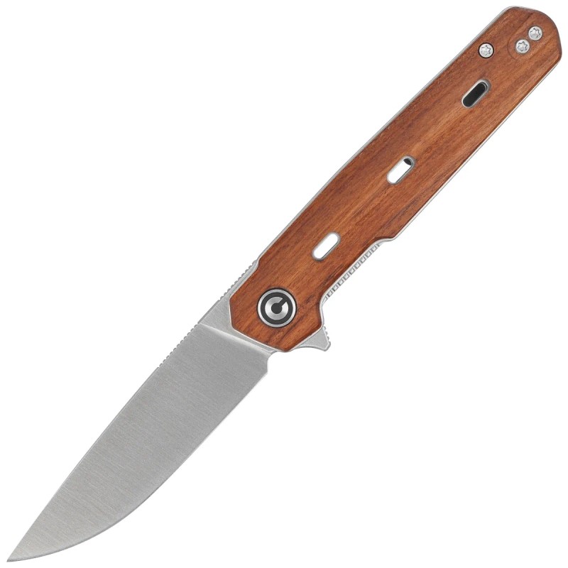 Nóż składany Civivi Navo Guibourtia Wood, Satin Nitro-V by Ostap Hel (C25015B-1)
