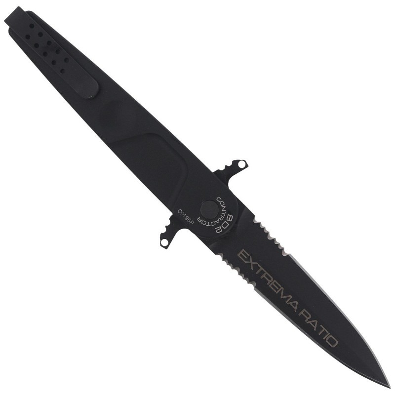 Nóż składany Extrema Ratio BD2 Contractor Black Aluminium, Black MIL-C N690 (04.1000.0229/BLK)