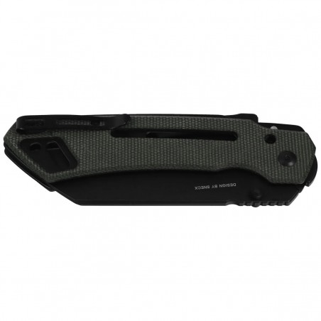 Nóż składany Civivi Buster FG Green Canvas Micarta, Black Stonewashed Nitro-V by Snecx Tan (C24052-3)