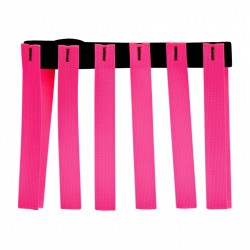 Obroża na polowania zbiorowe 4wild fladry 38-52 cm różowa