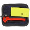 Nóż składany Civivi Sentinel Strike Red Aluminium / Black FRN, Black K110 (C22025B-1)