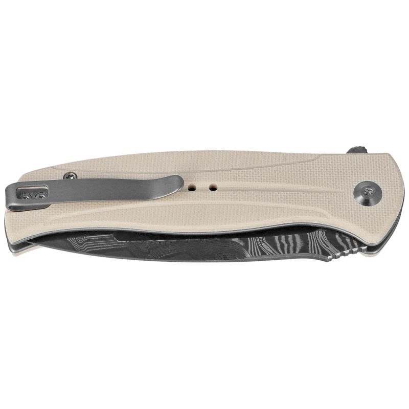 Nóż składany Civivi Incindie Ivory G10, Damascus (C23053-DS1)