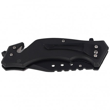 Nóż ratowniczy Herbertz CJH US Flag, Black Blade 420 (44004)