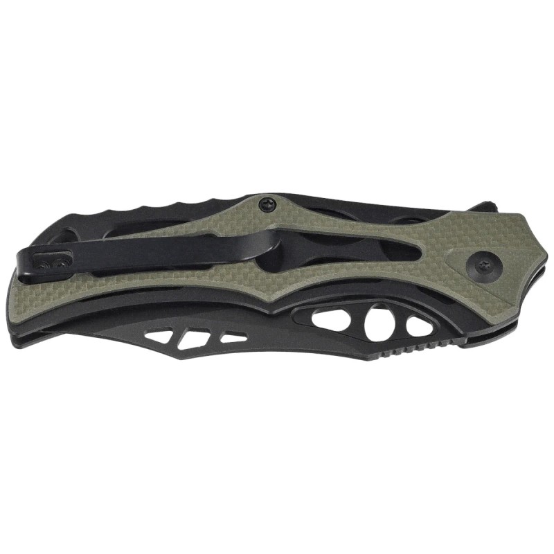 Nóż składany Civivi Biophase Black Aluminium/OD Green G10, Black Stonewashed Nitro-V (C23083C-2)