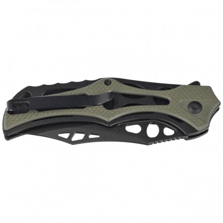 Nóż składany Civivi Biophase Black Aluminium/OD Green G10, Black Stonewashed Nitro-V (C23083C-2)