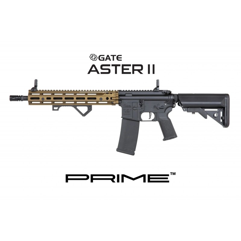 Karabinek ASG Specna Arms Daniel Defense® RIS III 12.5'' SA-P28 Prime™ Aster II ETU z silnikiem bezszczotkowym Chaos Bronze