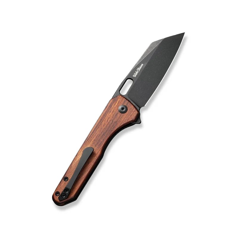 Nóż składany Civivi Nugz Guibourtia Wood, Black Stonewasahed 14C28N by Matthew Wehrwein (C23060-3)