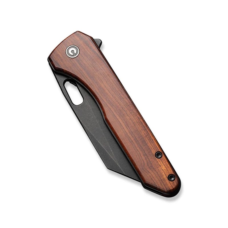 Nóż składany Civivi Nugz Guibourtia Wood, Black Stonewasahed 14C28N by Matthew Wehrwein (C23060-3)