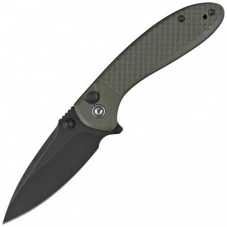 Nóż składany Civivi Faeger OD Green G10, Black Stonewashed 14C28N (C24031-2)