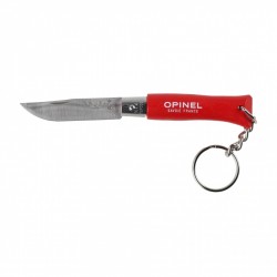 Nóż składany Opinel Colorama 04 brelok inox grab czerwony