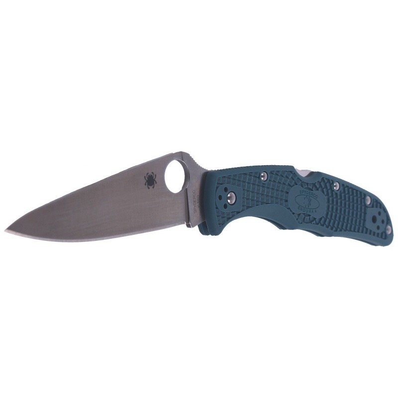 Nóż Spyderco Endura 4 Blue FRN, K390 Plain (C10FPK390)