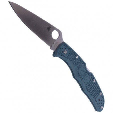 Nóż Spyderco Endura 4 Blue FRN, K390 Plain (C10FPK390)