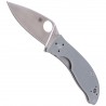 Nóż składany Spyderco Alcyone G-10 Grey, CTS BD1N Plain (C222GPGY)