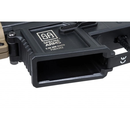 Karabinek ASG Specna Arms SA-F04-RL FLEX™ Light Ops Stock/ New Receiver HAL ETU™ Gen. 2 Half-Tan