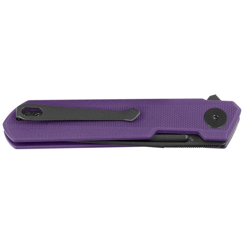 Nóż składany Bestechman Mini Dundee DD Purple G10, Black PVD D2 by Ostap Hel (BMK08D)
