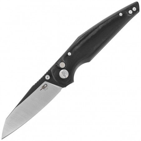 Nóż składany Bestech Snakebird Black Micarta, Satin / Black PVD 14C28N (BG58B)