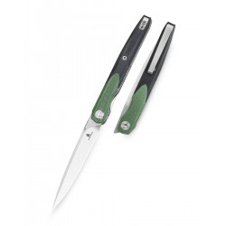 Nóż składany Bestechman Lanza OD Green/Black G10, Satin/Stonewashed 14C28N by Grzegorz Grabarski (BMK14C)
