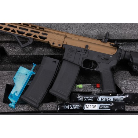 Karabinek ASG Specna Arms RRA SA-P24 PRIME™ Aster II ETU BLDC™ Chaos Bronze