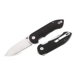 Nóż składany Bestech Torpedo Black G10, Stonewashed / Satin D2 (BG17A-1)